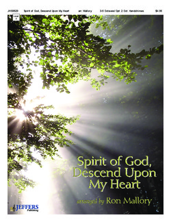 Spirit of God Descend Upon My Heart