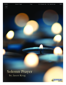 Solemn Prayer (Suspended In Space)