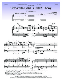 Two Quartets for Easter