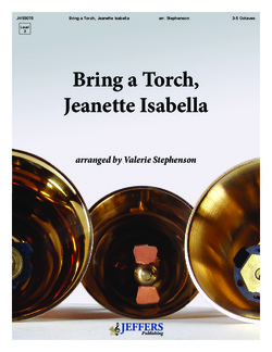 Bring a Torch Jeanette Isabella