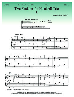 Two Fanfares for Handbell Trio