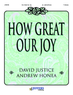 How Great Our Joy