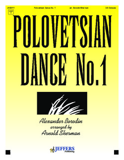 Polovetsian Dance No. 1