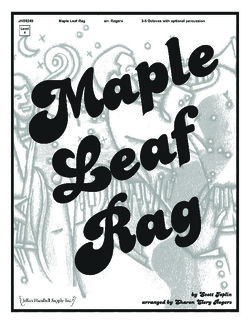 Maple Leaf Rag