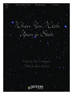 When You Wish Upon a Star